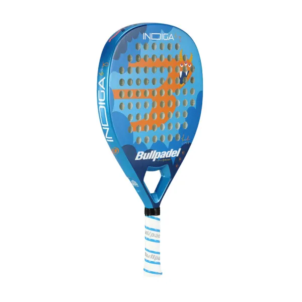 Ракетка для падела BULLPADEL Indiga Jr Boy 26, 494422, для начинающих, стекловолокно,сине-оранжевый за 10&nbsp;480.50 ₽ в Химках
