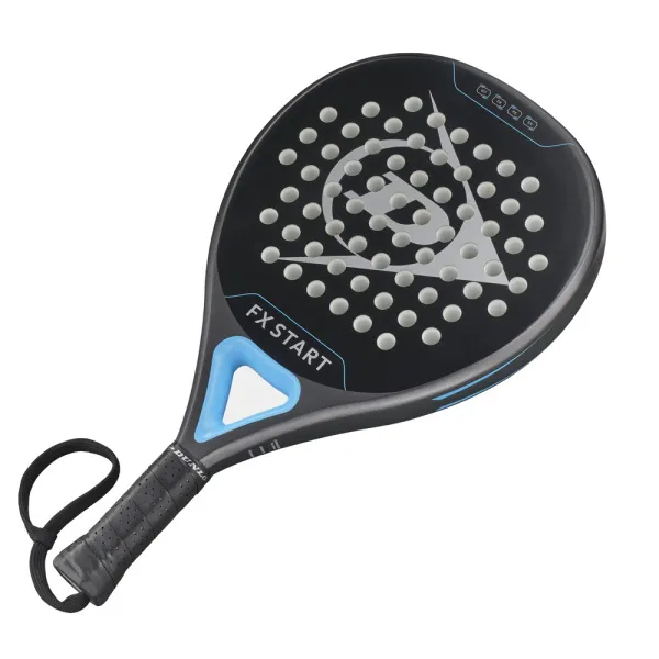Ракетка для падела Dunlop FX Start, 10370737, для начинающих, гибрид, графит, черно-синий за 13&nbsp;175 ₽ в Химках