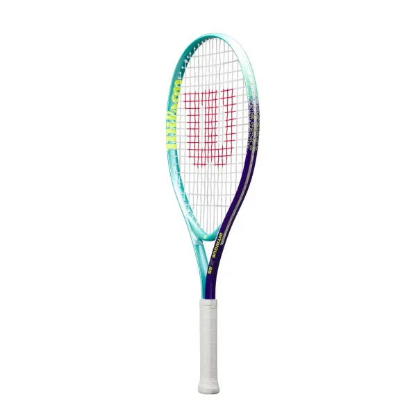 Ракетка б/т дет. Wilson Intrigue Jr 25, WR180310U, для детей 9-10лет, алюминий,со струн., бирюз-фиол за 5&nbsp;271.70 ₽ в Химках