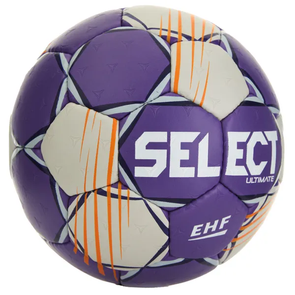 Мяч ганд. SELECT Ultimate Official EHF V24, 1612858999, Senior(р.3), EHF Appr, ПУ, руч.сш, фиол-сер за 15&nbsp;504 ₽ в Химках