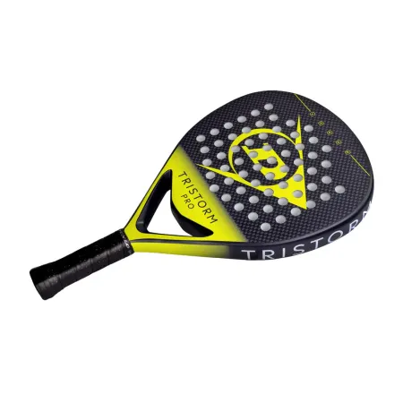 Ракетка для падела Dunlop Tristorm Pro, 10359946, для опытных игроков, графит, черно-желтый за 19&nbsp;643.50 ₽ купить в Химках