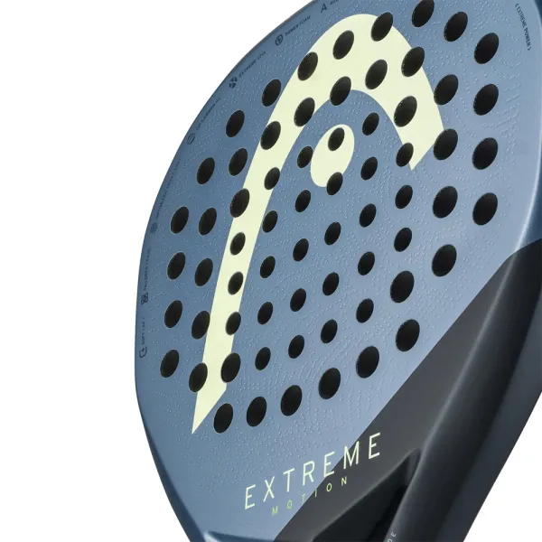 Ракетка для падела HEAD Extreme Motion, 223135, для профессионалов, углеродное волокно, темно-синий за 26&nbsp;894 ₽ в Химках