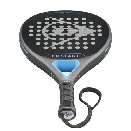 Ракетка для падела Dunlop FX Start, 10370737, для начинающих, гибрид, графит, черно-синий за 13&nbsp;175 ₽ купить в Химках