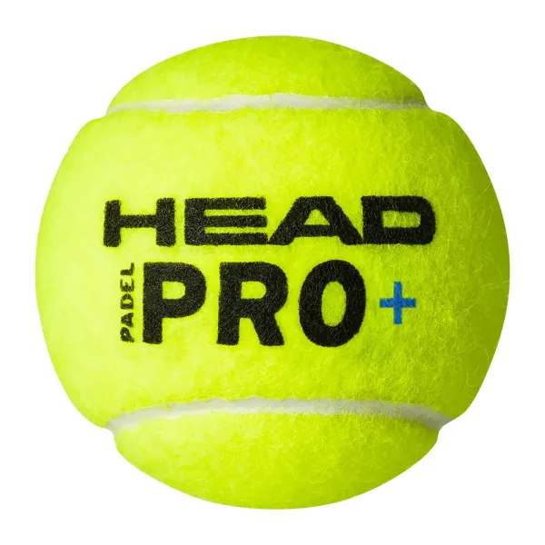 Мяч для падела HEAD Padel Pro+, 540203, уп.3 шт, FIP Approved, войлок,нат.резина,желтый за 933.30 ₽ в Химках
